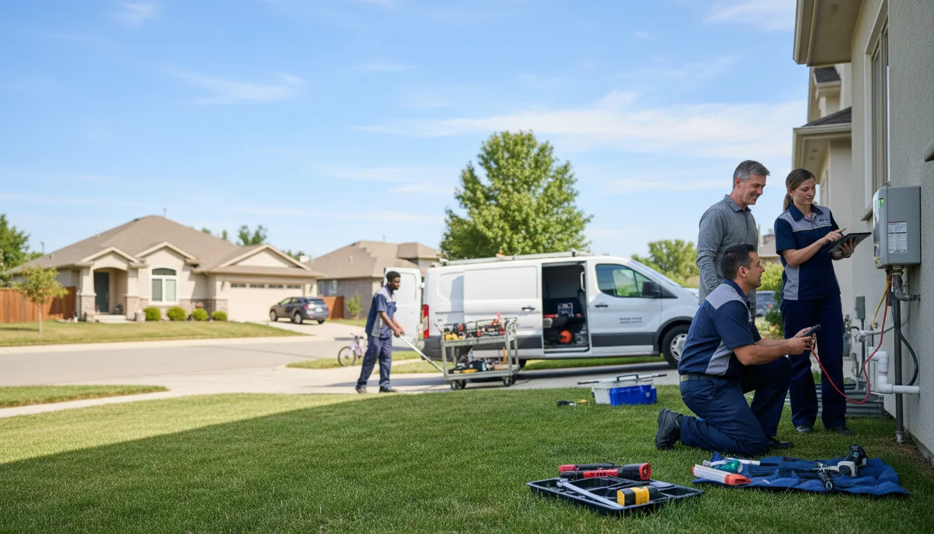 Tankless water heater service in Odessa, NE